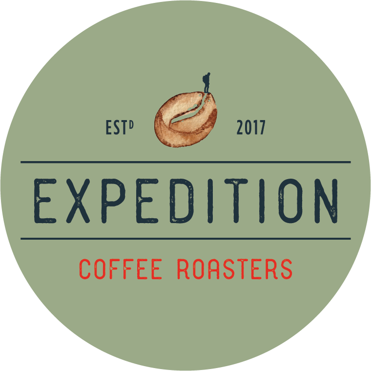 Expedition Coffee Roasters green badge logo