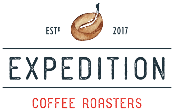 primary logo for Expedition Coffee Roasters closup without white space